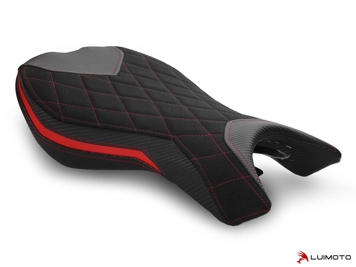 LUIMOTO (Diamond Sport) Rider Seat Covers for the Triumph DAYTONA 765 / 675 (13-18) & STREET TRIPLE Rx (15-16) LUIMOTO (Diamond Sport) Rider Seat Covers for the Triumph DAYTONA 765 / 675 (13-18) & STREET TRIPLE Rx (15-16)